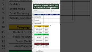 Thumbnail: How to consolidate data from multiple monthly tables into one master table instantly. 🤯