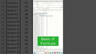 Thumbnail: Understanding a basic IF formula