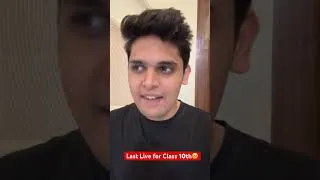 Thumbnail: Last Live for Class 10th❤️🥹| Prashant Kirad