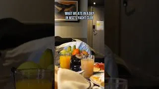 Thumbnail: What we ate in a day in MSC's Yacht Club...