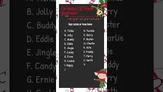 Thumbnail: What's Your Christmas Elf Name? #short