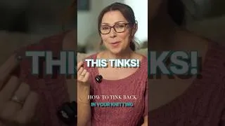 Thumbnail: How to TINK back in your knitting! Tink is just knit spelled backwards!