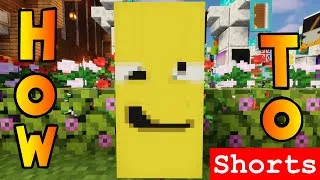 Thumbnail: This Happy Smiley Emoji Face Banner Design is Fun to Make in Minecraft