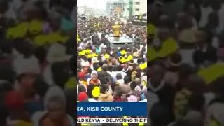 Thumbnail: After Kenyans declared protests conman Ruto has Vowed to end war Btn Iran,Israel and America