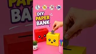 Thumbnail: DIY Paper Bank  | Easy Paper Money Saving Box  #shorts #DIY #PaperCraft