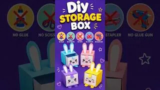 Thumbnail: DIY Storage Box | Easy Paper Craft Without Glue#shorts#DIYStorageBox #EasyCraft #CraftIdeas