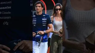 Thumbnail: Carlos Sainz arrives with girlfriend Rebecca on race day in Monza
