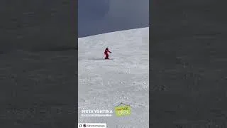 Thumbnail: Skiing Pista Ventina in Cervinia ski slope carving sciare Cervino Ski Paradise November 2024