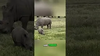 Thumbnail: Rhino Diets: Grazers vs. Browsers Explained #shorts
