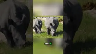 Thumbnail: Baby Rhinos Sprint Like Athletes! 🦏 #shorts