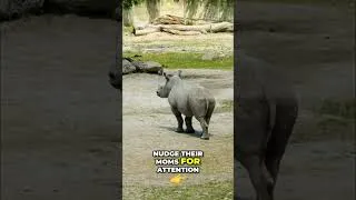 Thumbnail: Baby Rhinos: Playful Giants Like Puppies! #shorts