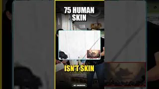 Thumbnail: Why 75% of Human Skin Isn't Actually Skin #shorts