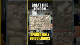 Thumbnail: The Great Fire of London Spared Only 90 Buildings #shorts