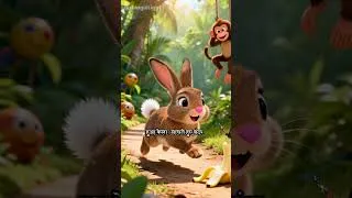 Thumbnail: Tony Rabbit and Magic Carrot 🥕 | 3D Animated Cartoon for Kids | Moral Story in Hindi#cartoon