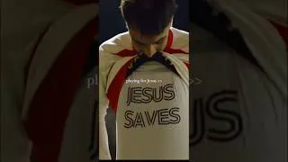 Thumbnail: can you name a better feeling? JESUS SAVES. #jesus #soccer #footy #faith #viral