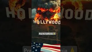 Thumbnail: Pray for California 🙏 #californiafires #shorts