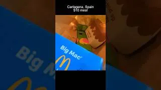 Thumbnail: $10 McDonalds Meal in Spain, what do you get for ten dollar #travel#travelvlog  #eating#eat quality