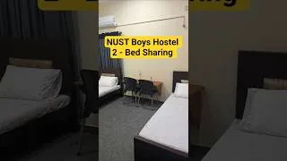 Thumbnail: 2 Bed Sharing Boys Hostel Near NUST H-12 | Best Hostel in H-13 Islamabad