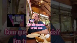 Thumbnail: “Eu vejo GTA 6.” “Com que frequência?” “O tempo todo. Tá em todo lugar.” #GTA6 #SextoSentido #GTAVI