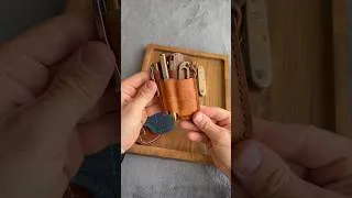 Thumbnail: Brown & Olmo leather EDC organizer. #edc #edcorganizer #leathercraft