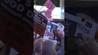 Thumbnail: Protesters across the country are taking part in “No Kings” demonstrations.