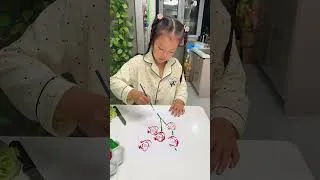 Thumbnail: Teacher assigned art homework to draw a rose. My daughter finished it in a minute