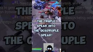 Thumbnail: THE TRIIPLE SPEAR INTO THE QUADRUPLE SPEAR!