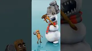Thumbnail: Tung Sahur Vs Snowman 😆