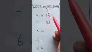 Thumbnail: Can anyone solve this math tricks challenge you #maths #mathematics #viraltricks #viral #mathstricks