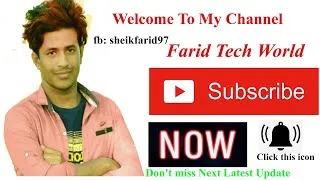 Thumbnail: welcom to my channel