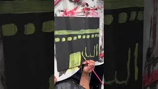 Thumbnail: She Painted the Kaaba with Love 🕋❤️* My Daughter Painted This Beautiful Kaaba 🥹🖌️