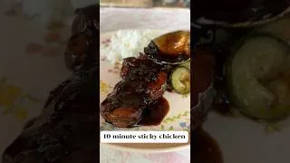 Thumbnail: Quick & Easy Sticky Chicken #easychickenrecipe #chickenadobo #budgetmeals #quickrecipe #quickdinner