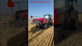 Thumbnail: Baling Wheat Straw with a Massey Ferguson Double Baler