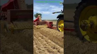 Thumbnail: Baling Wheat Straw 10 Bales at a Time! | Kuhns Bale Accumulator