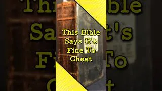 Thumbnail: The Bible That Says It's Cool To Cheat | Fascinating History Shorts