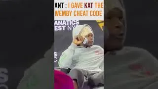 Thumbnail: Anthony Edwards : I gave KAT the Wemby cheat code  😭