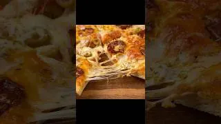 Thumbnail: No-Knead Wet Dough Pizza! #shorts