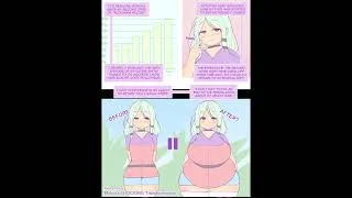 Thumbnail: Fat Anime Minis - Midori's Growth (by @/Pixiveo)