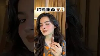 Thumbnail: Brown Lip Era 🤎The Perfect Brown Lip Combo for Every Skin Tone🧸 #shorts #lipcombo #brownlipstick