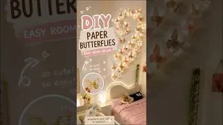Thumbnail: Would you try this room decor for your room 🦋 #roomdecor #diyroomdecor #aestheticroomdecor