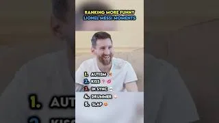 Thumbnail: Ranking MORE Funny Lionel Messi Moments #messi #footballrankings #shorts