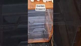 Thumbnail: How to make garden greenhouse, shed or polytunnel drawers using freezer draws.