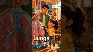 Thumbnail: How Oxygen Gets Into Your Blood 🫁 #biology #shorts