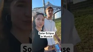 Thumbnail: Who else saw the eclipse today? 🌞🌒#solareclipse #munich