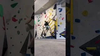 Thumbnail: Proud of this one😁 #routesetting I only added two footholds to the first draft to make it work🔥