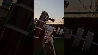 Thumbnail: Telescope in action during sunset July 4, 2026