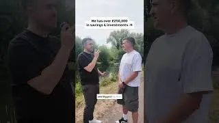 Thumbnail: He has over £250K in savings 💷