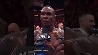 Thumbnail: Israel Adesanya interview after Alex Pereira match. #israeladesanya #alexpereira #ufc #edit #shorts