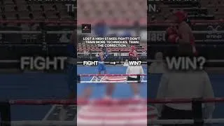 Thumbnail: LOST A HIGH STAKES FIGHT? DON’T TRAIN MORE TECHNIQUES. TRAIN THE CORRECTION. #eliteboxing #usaboxing
