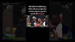 Thumbnail: Boxing Politics: Why boxers fight after retiring new video out now don’t miss it!!!🫡❌🧢🦾🥊 #boxing
